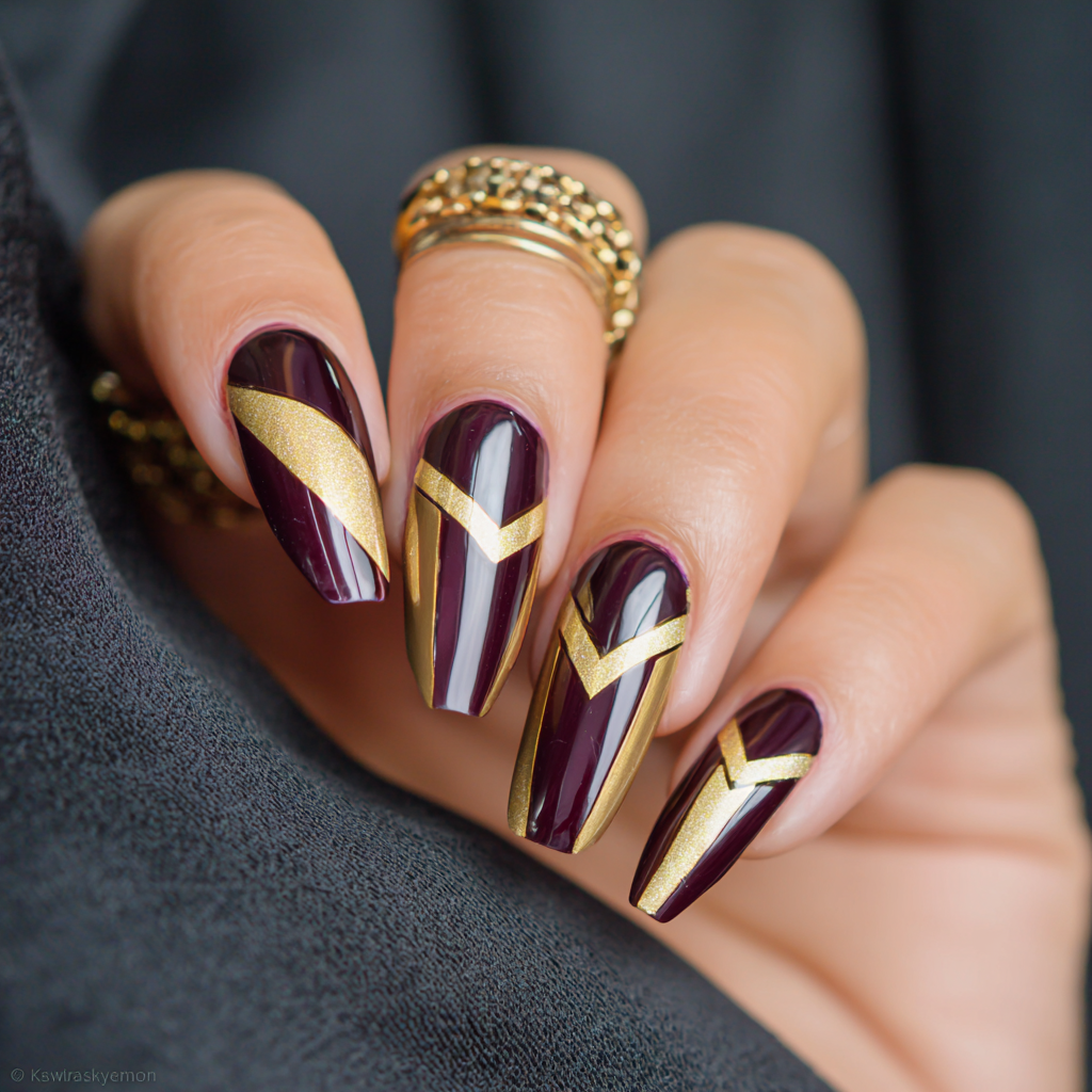 Trinity Nails — stunning acrylic nail art set, full custom design